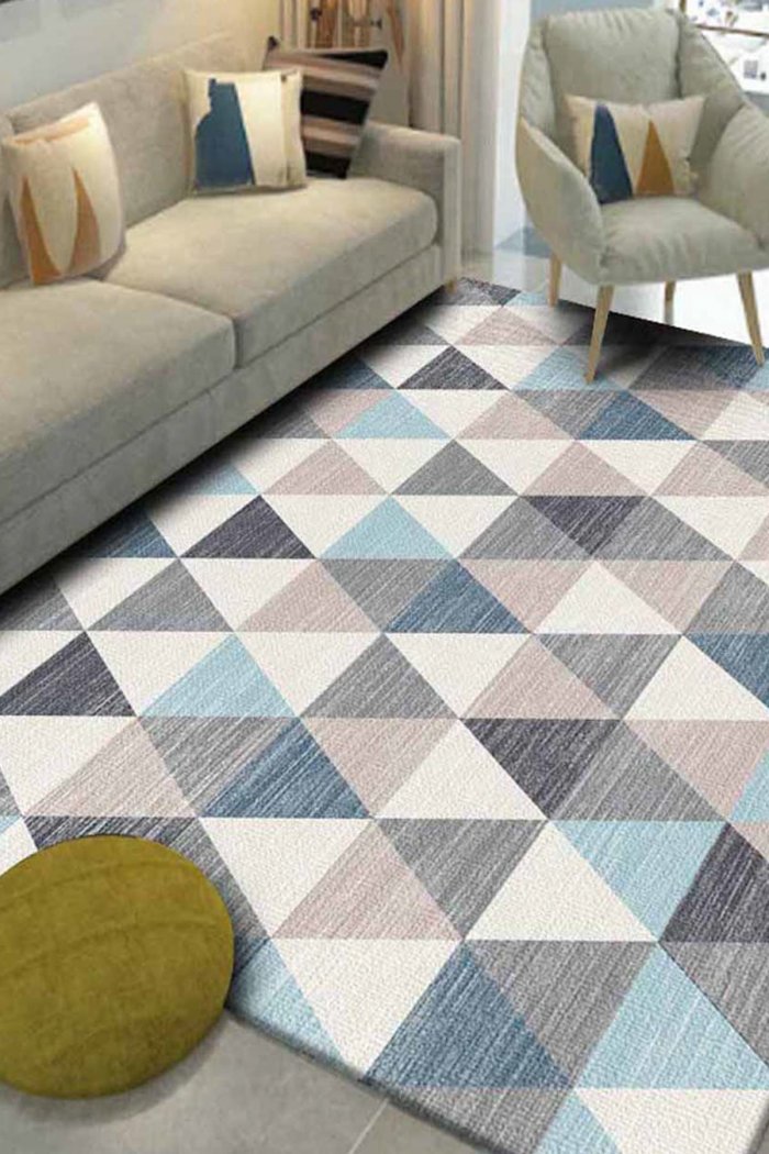 Ковер геометрия Скандинавский стиль