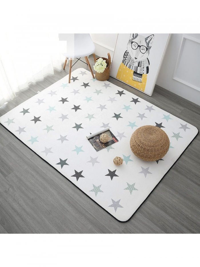 Коврик для детской со звездами
