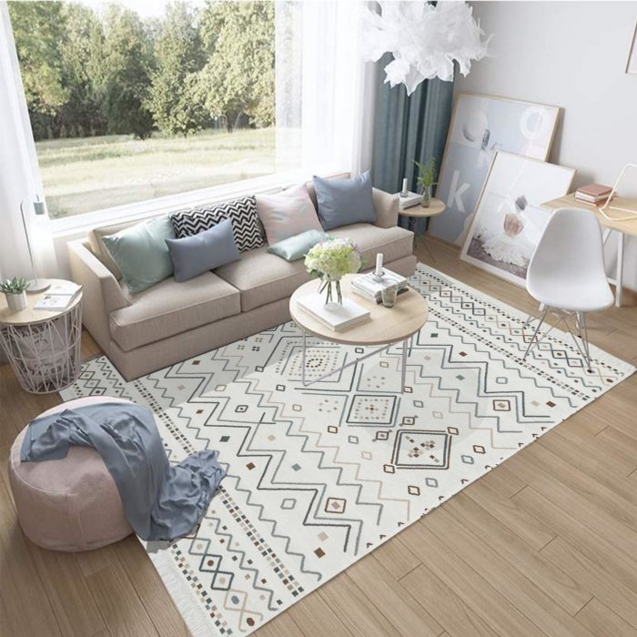 Палас в скандинавском стиле