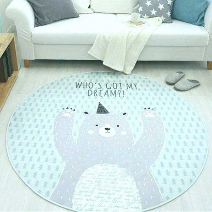 Круглый ковер в детскую