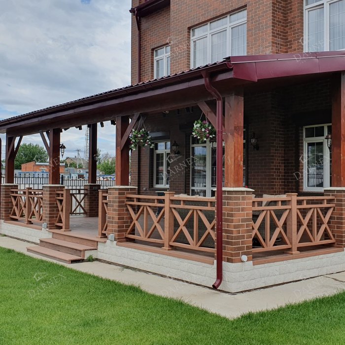 Красивые деревянные веранды