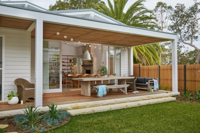 Летняя кухня с террасой