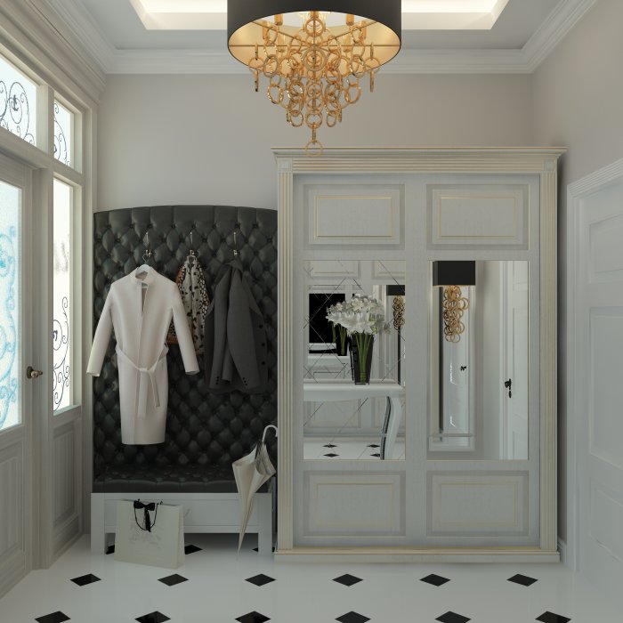 Планировка прихожей в коттедже