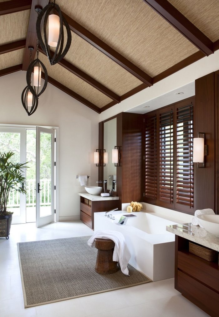 Красивые деревянные потолки