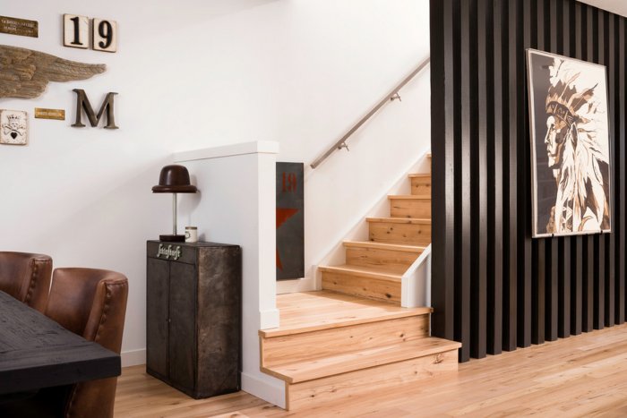 Деревянные перегородки в интерьере