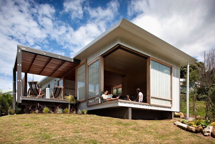 Пляжный домик современный