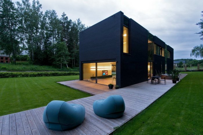 Коттедж в стиле Минимализм