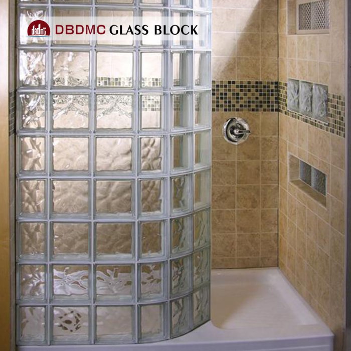 Стеклянные блоки для перегородок