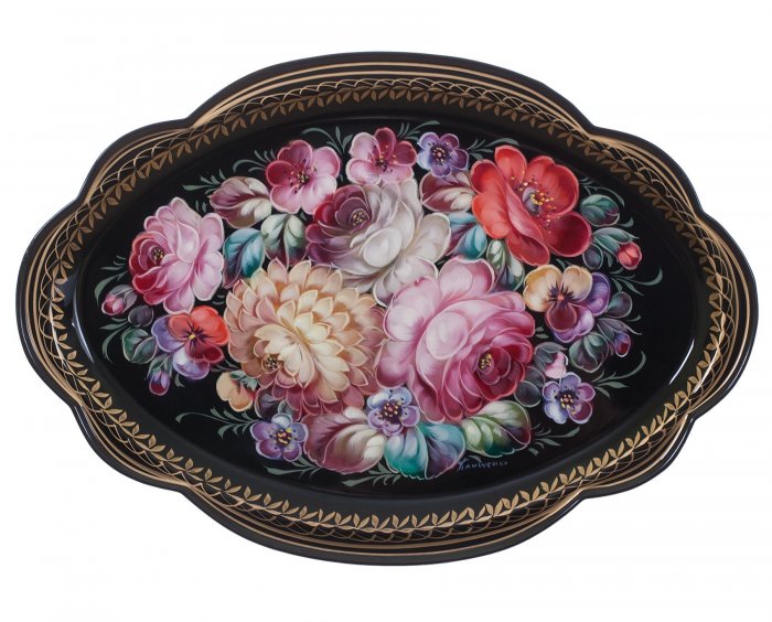 Жостовские подносы Автор Плищенко Маргарита