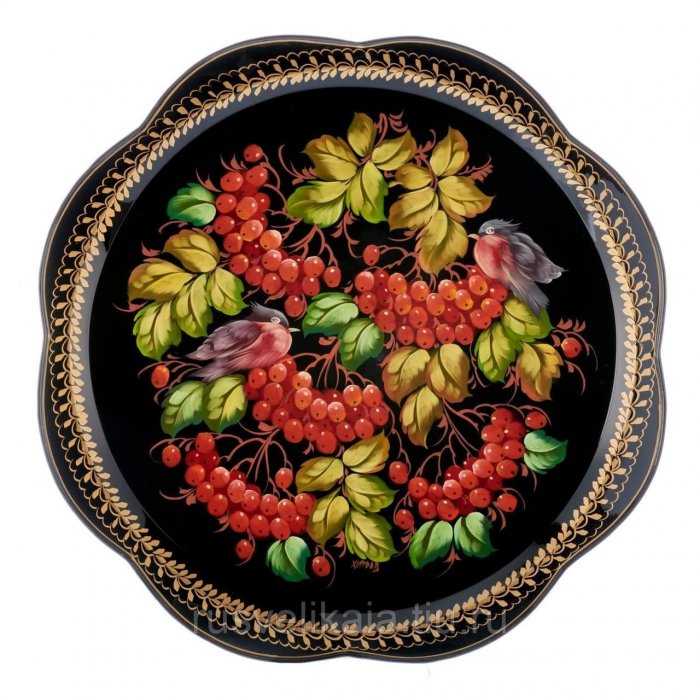 Жостово на белом фоне