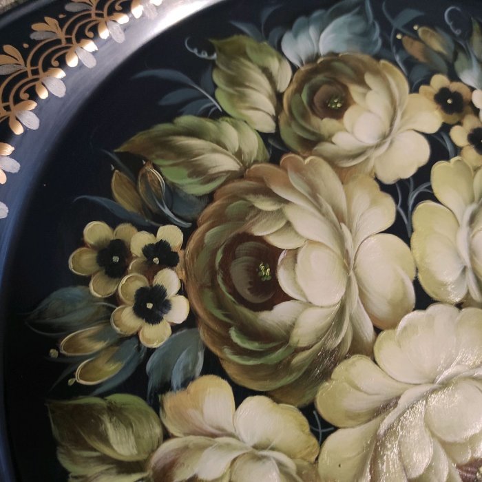 Жостово посуда