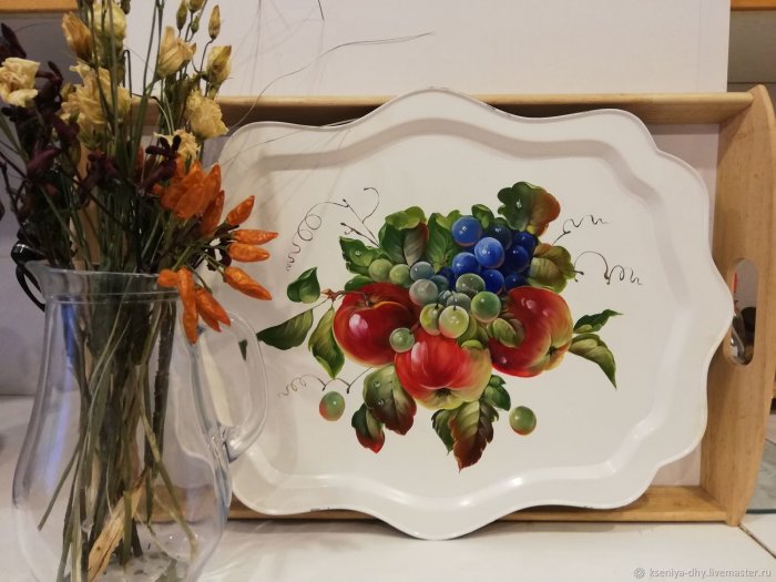 Жостовский поднос Олег Кулаков.