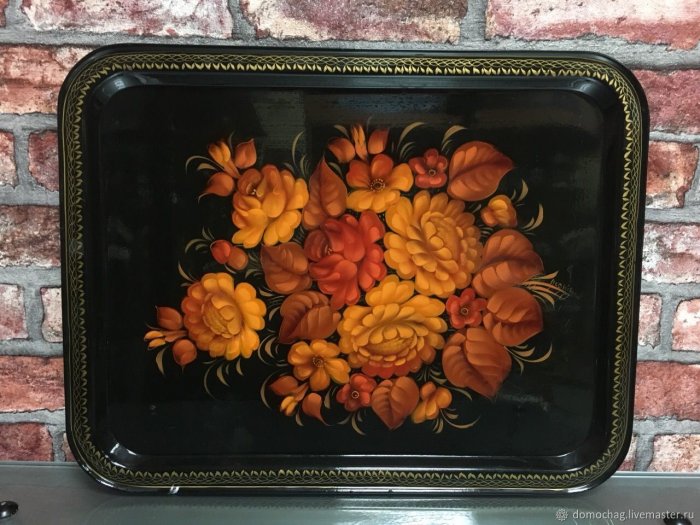 Жостовская роспись рисунок карандашом для детей