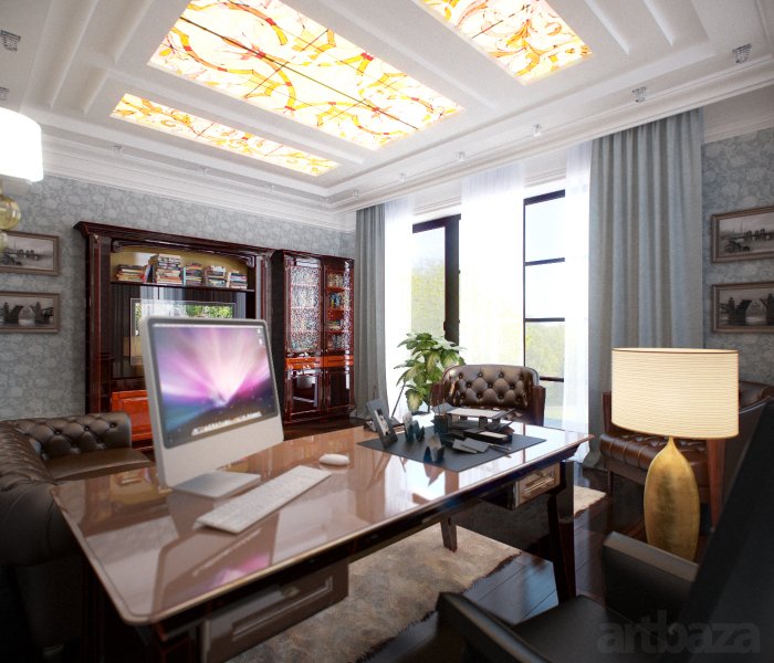 Маленький кабинет в частном доме