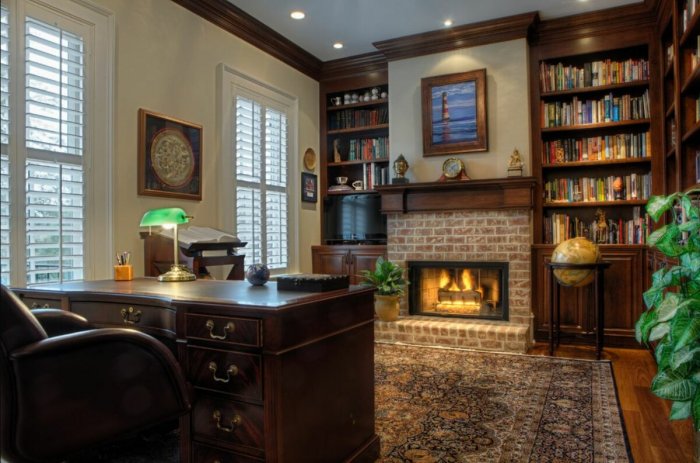 Кабинет в стиле Фьюжн