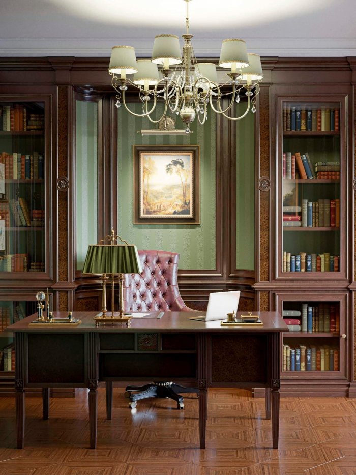 Шикарный интерьер кабинета