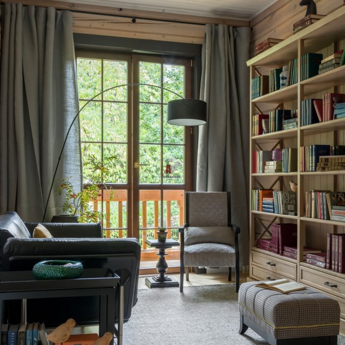 Кабинет библиотека интерьер