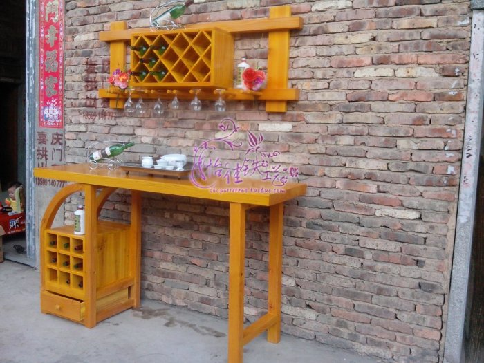 Барная стойка для кухни в рустикальном стиле