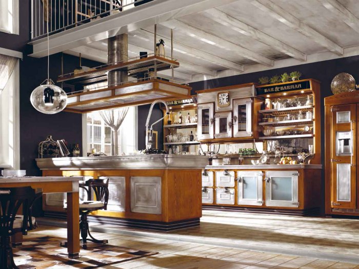 Барная стойка в американском стиле