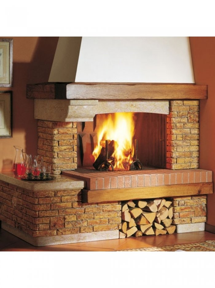 Камин Palazzetti угловой