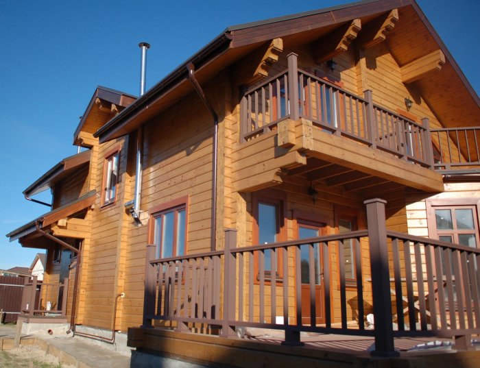 Деревянные дома из клееного бруса