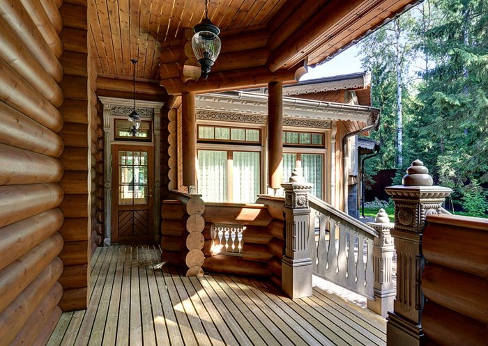 Хонка оцилиндрованного бревна