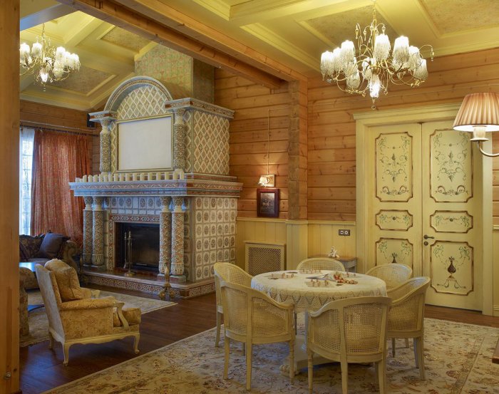 Дом из клееного бруса русская усадьба