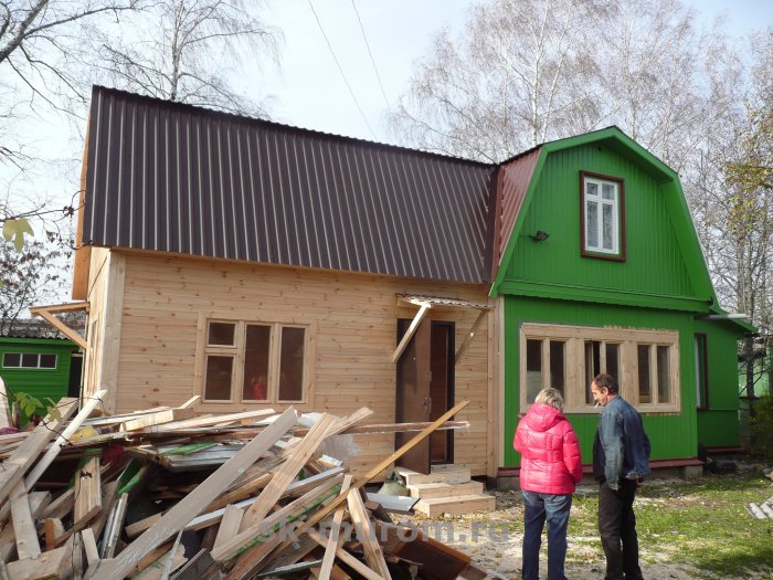 Реконструкция старого дачного домика