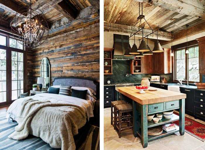 Старинное дерево в интерьере