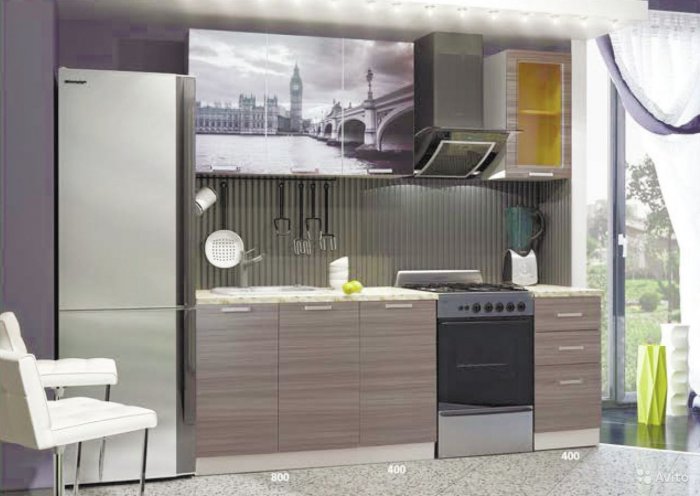 Кухня Лондон МДФ 1.6 М BTS