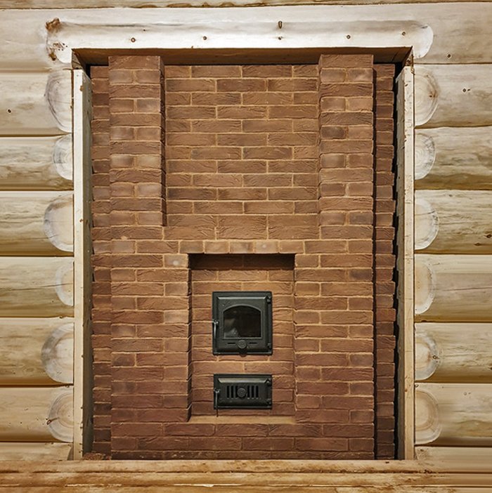 Обкладка печи кирпичом печи