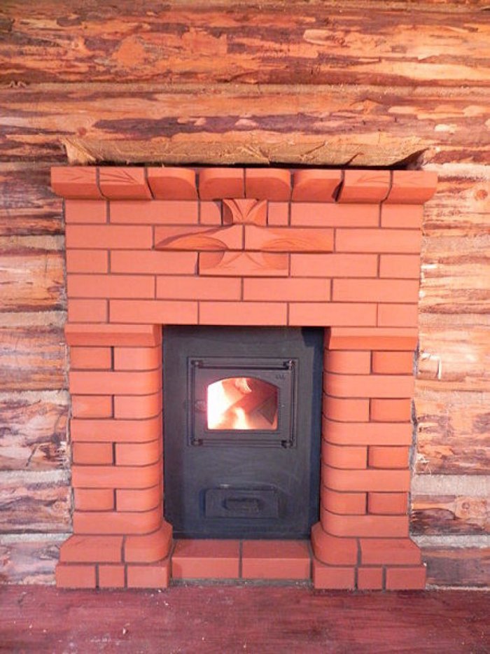 Обкладка печи кирпичом печи