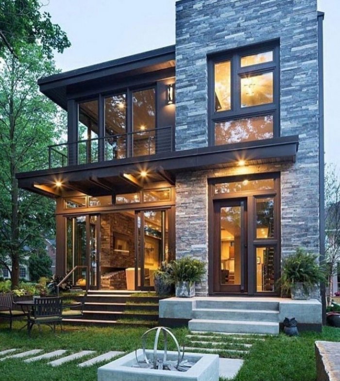 Красивый дом снаружи