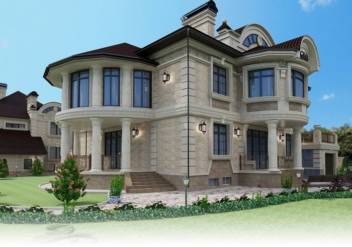 Фасады элитных домов