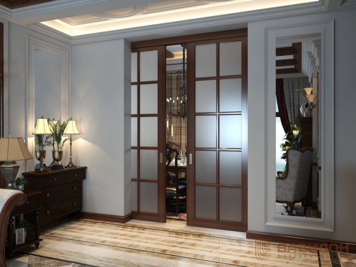 Классические раздвижные двери