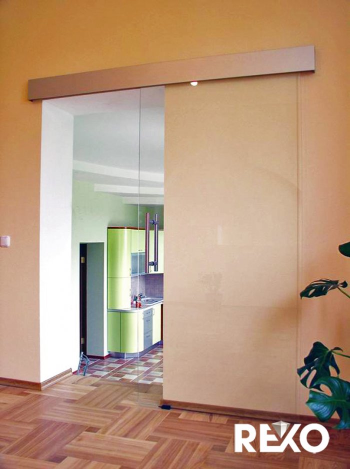 Откатная дверь на кухню