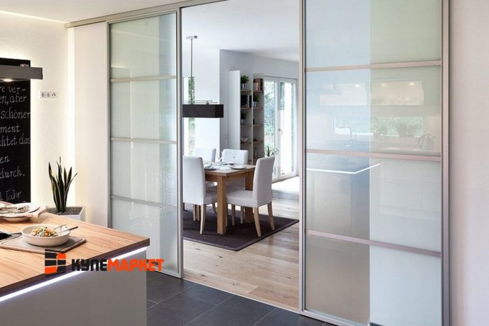 Межкомнатная перегородка Квадро профиль