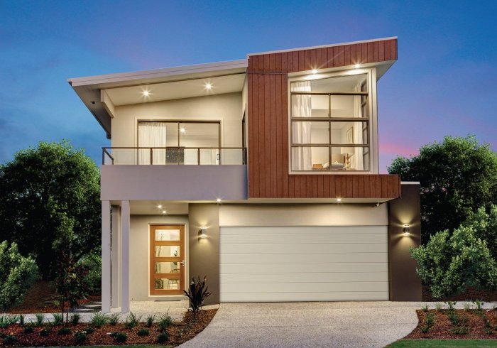 Небольшой двухэтажный коттедж