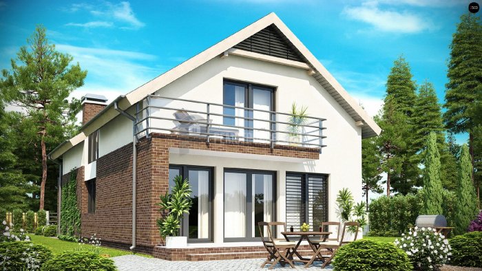 Красивые дома небольшие двухэтажные