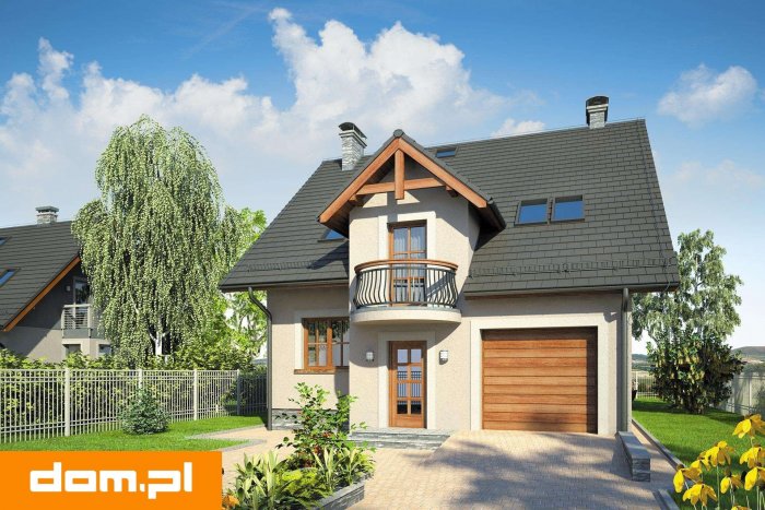 Мансардный дом с гаражом