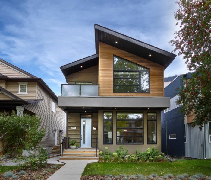 Флэт Хаус с односкатной крышей