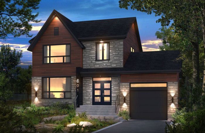 Маленькие двухэтажные дома