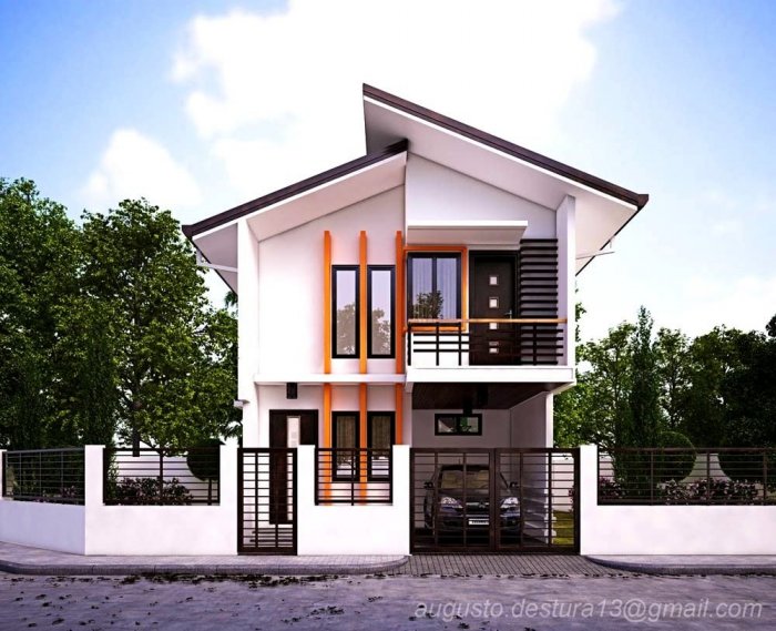 Компактный 2 этажный дом