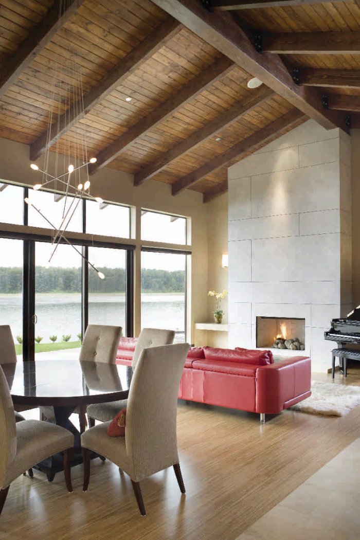 Красивые деревянные потолки