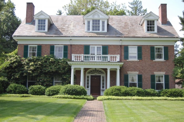 Георгианский колониальный стиль в архитектуре США