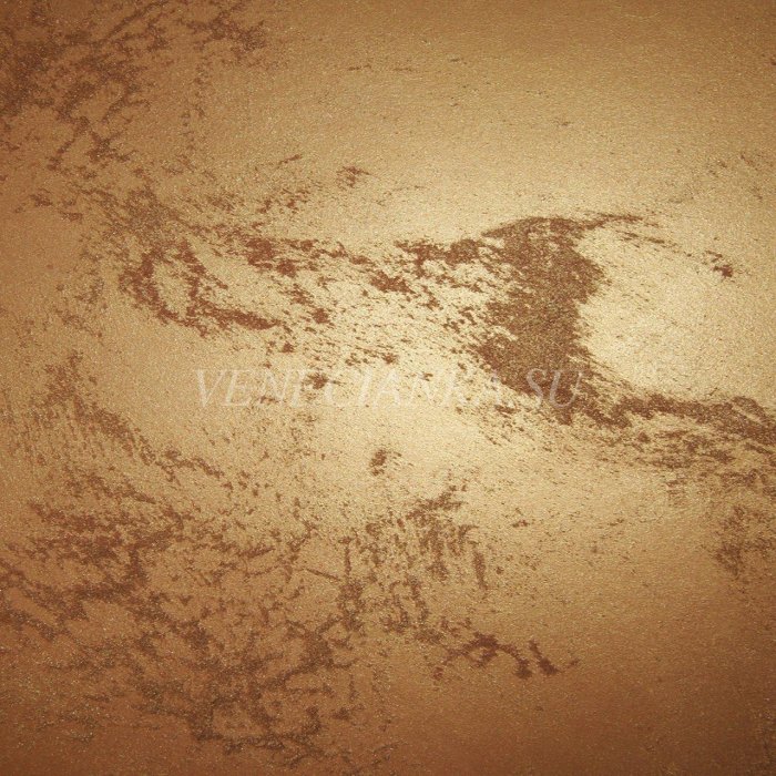 Перламутровая краска с песком Marcopolo Luxury, перламутр золотой 0901