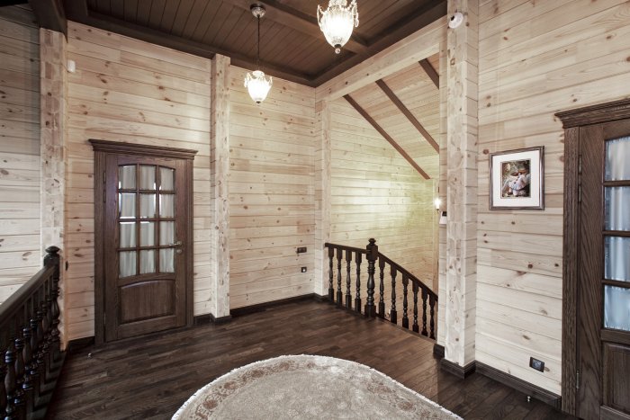 Отделка деревянного дома изнутри