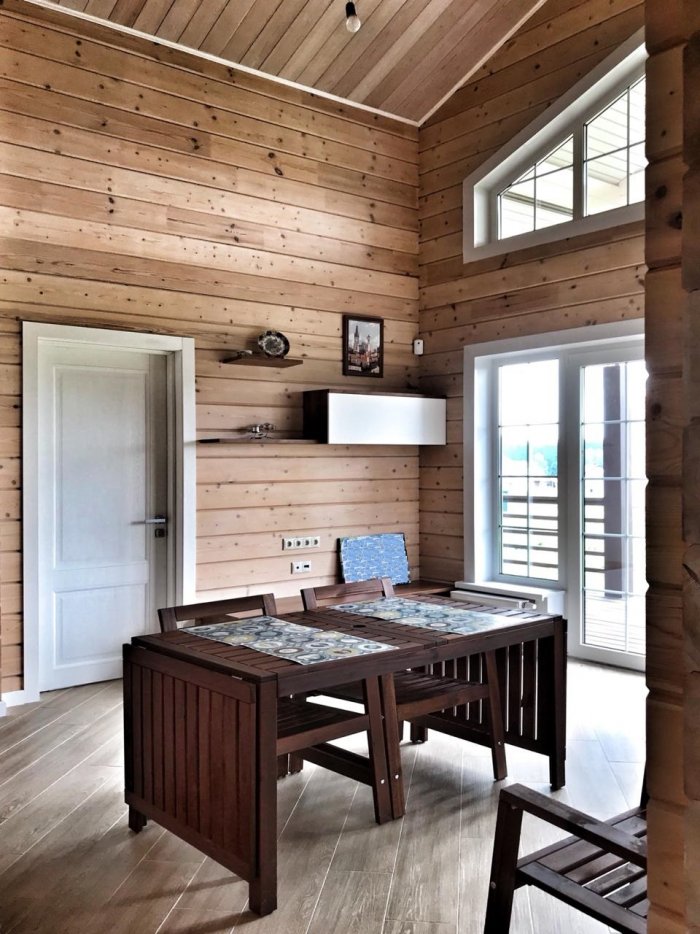 Отделка деревянных домов