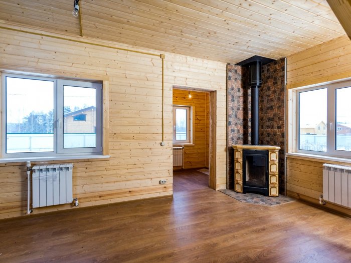 Отделка деревянного дома