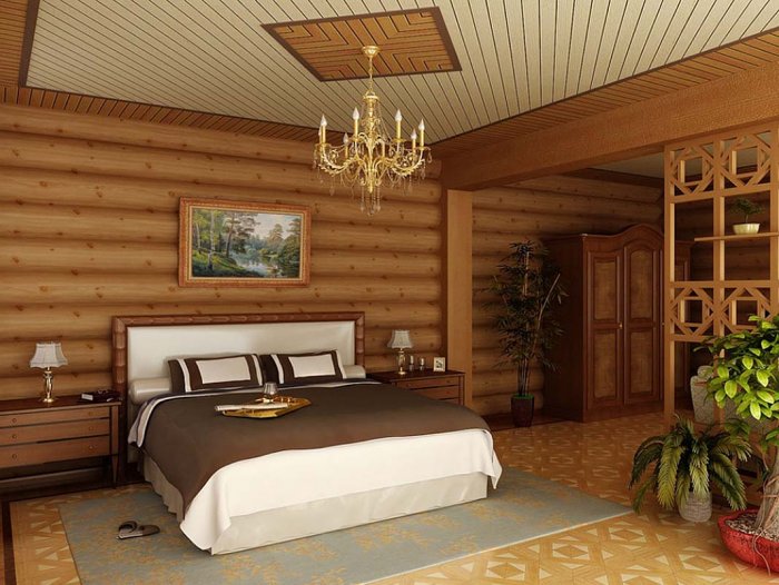 Внутренняя отделка деревянного дома